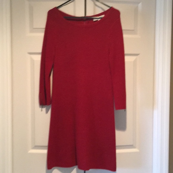 LOFT Dresses & Skirts - Red loft sweater dress